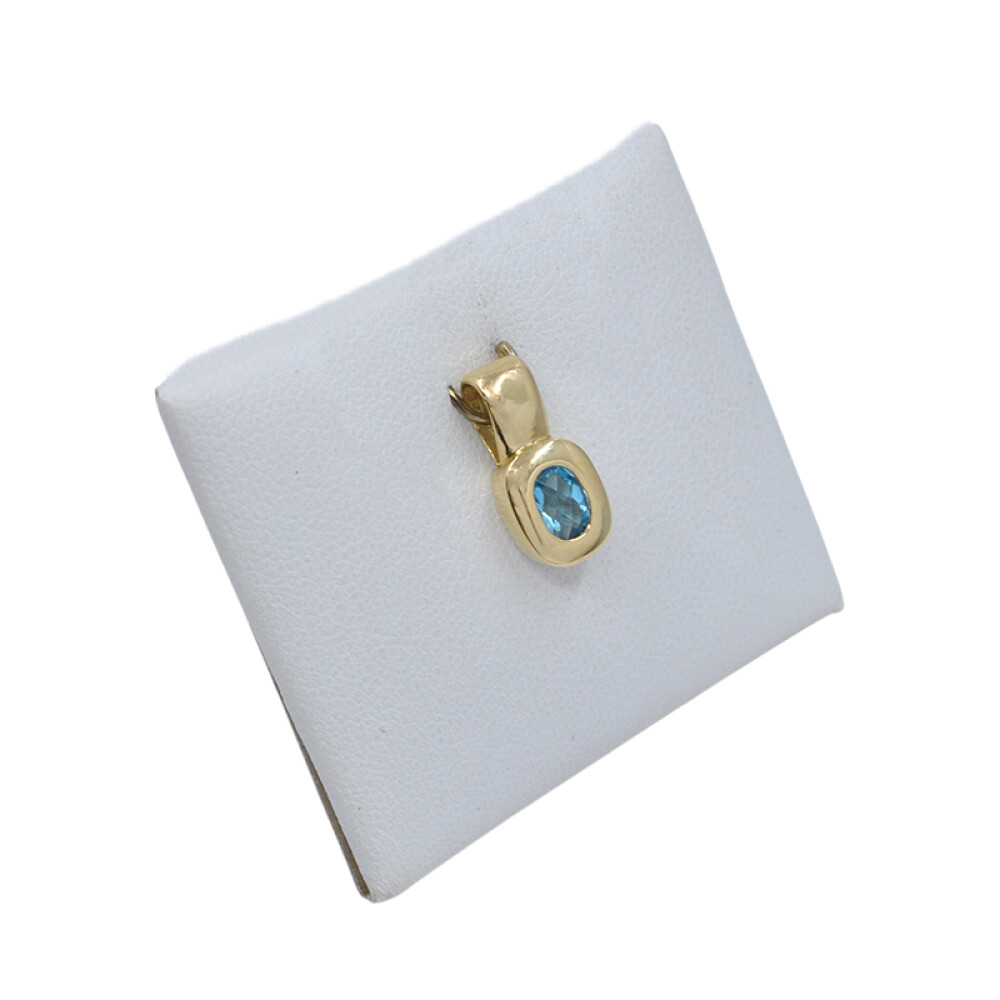 Colgante en oro 18k y topacio Colgante en oro 18k y topacio