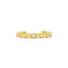 Brazalete Pune-Plata Rodinada con micra oro 18k-Piedra Topacio Azul-BR2001 Conpiedra
