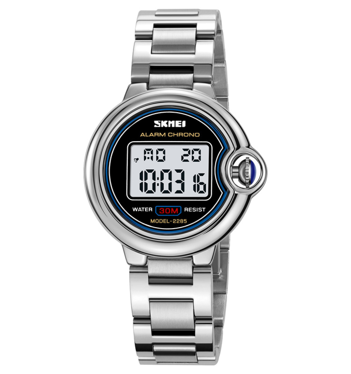 Reloj Skmei 2285si Digital Unisex Plateado 