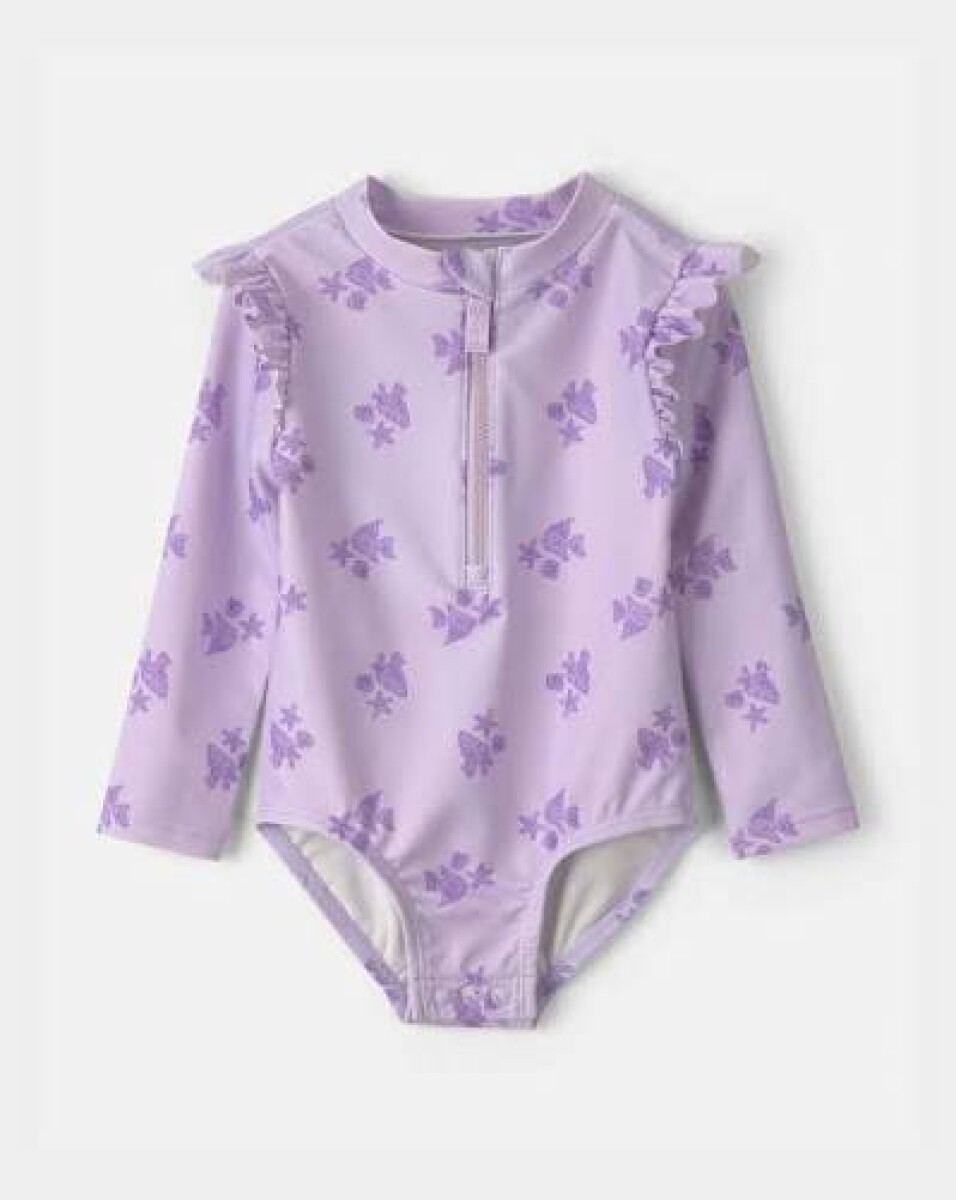 Traje baño con filtro UV carters - lila 