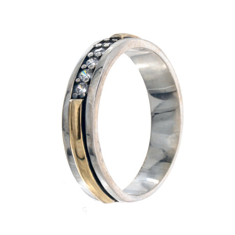 Anillo de Plata , Double y circonias Anillo de Plata , Double y circonias
