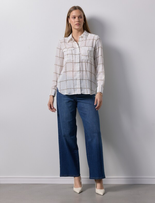 Camisa Printed BLANCO/MULTI