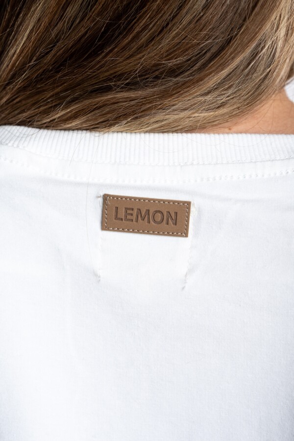 Remera Manga Larga Algodón Elastano Nacar