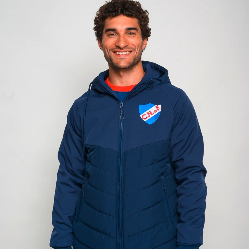Abrigo Parka Jut de Hombre Azul