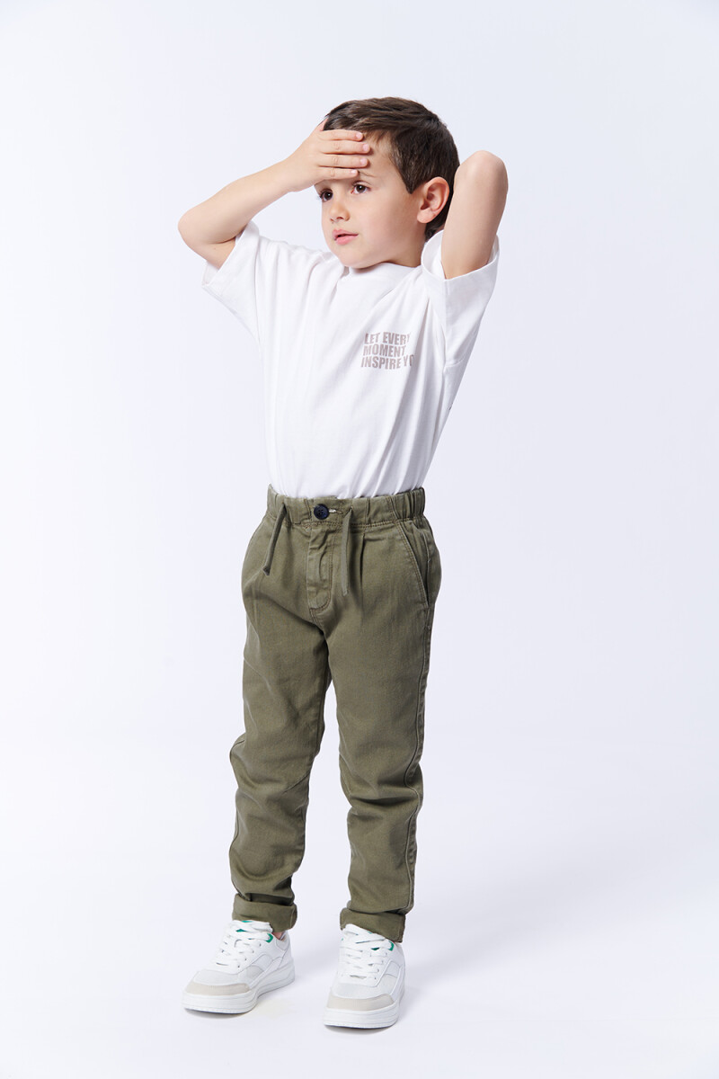 Pantalón casual Verde