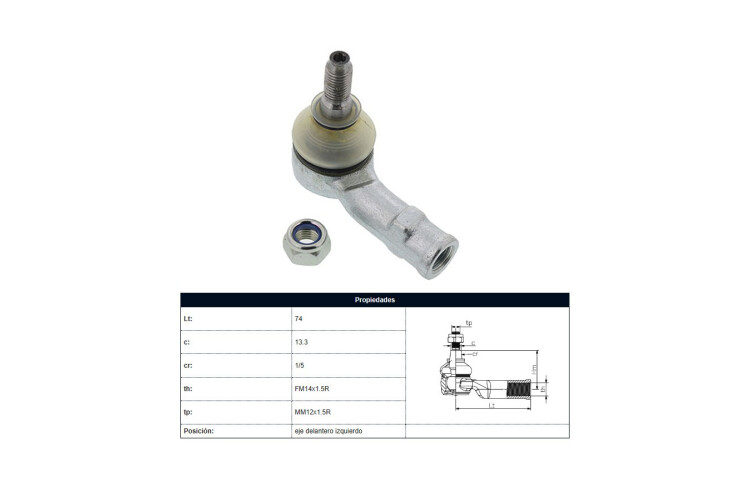Puntero Audi A3, Volks Golf 96-06 Izq Puntero Audi A3, Volks Golf 96-06 Izq