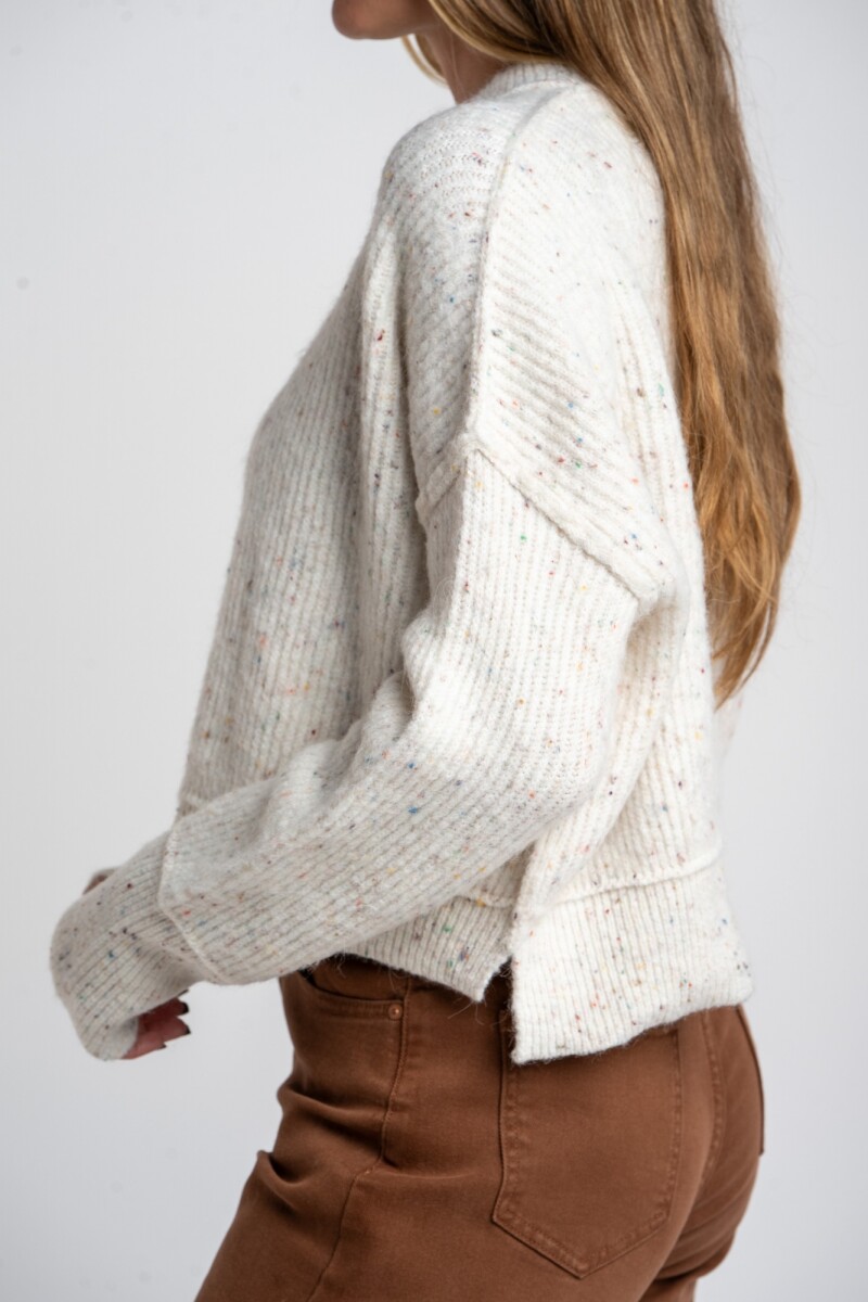 Sweater Buttonne Nacar