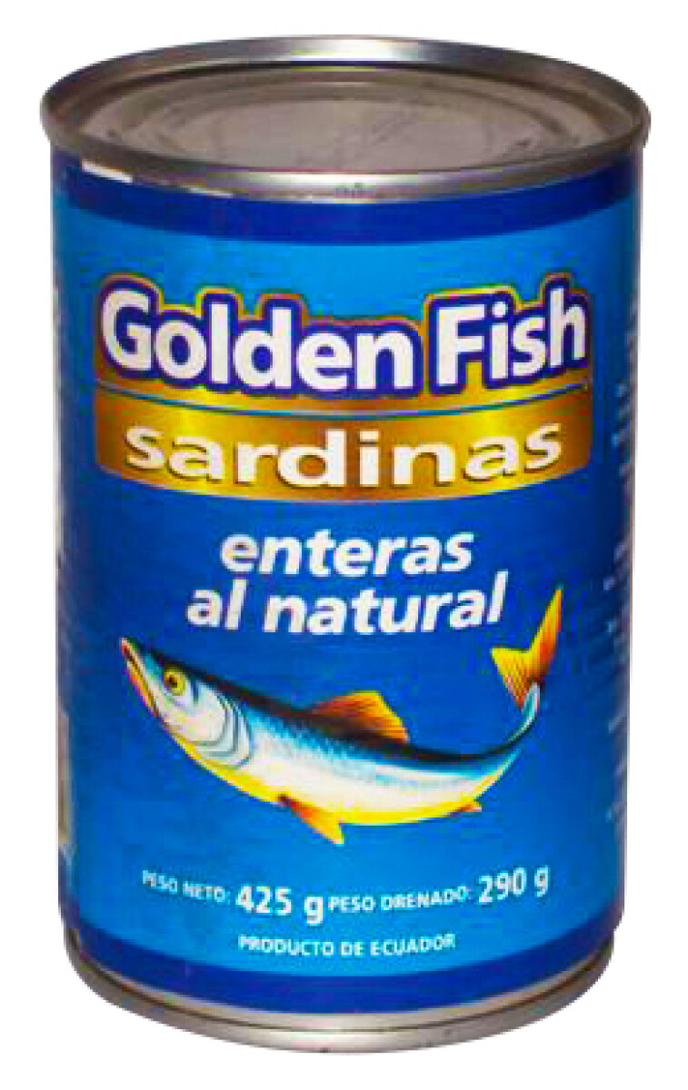 SARDINA ENTERAS NATURAL 425 GR GOLDEN FISH 