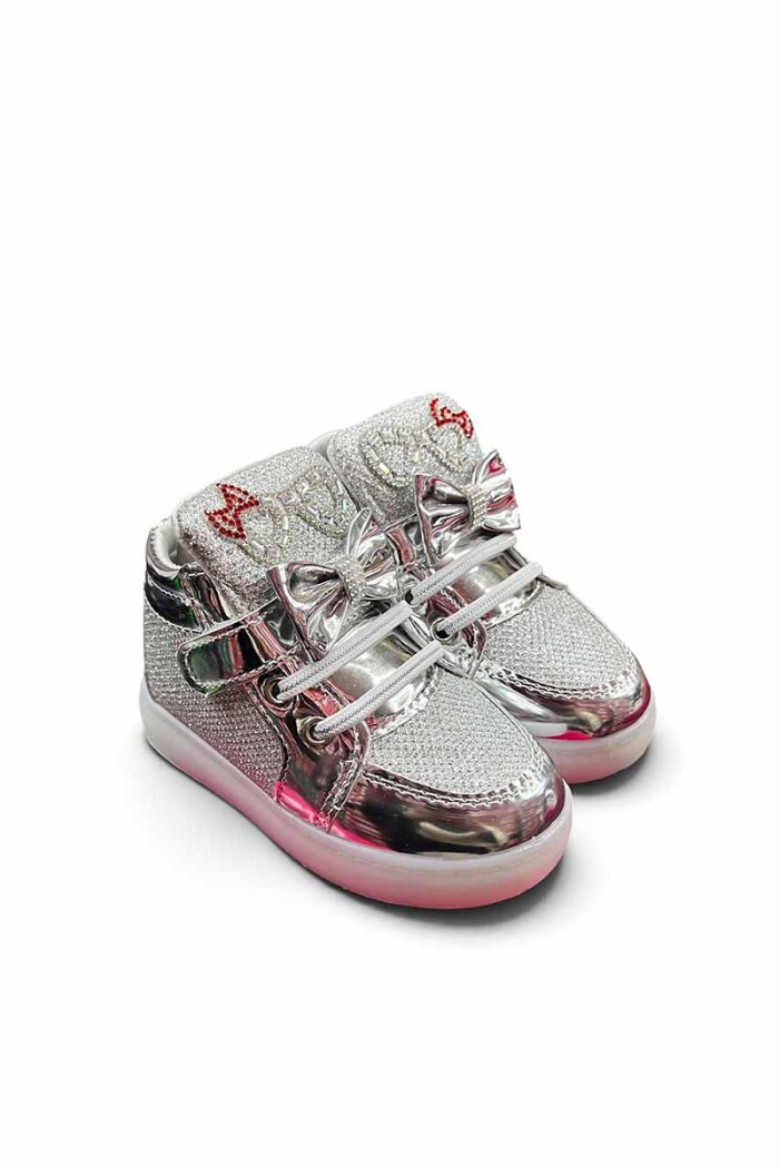 BOTA NIÑOS BBO E7009 Plateado