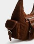 Bandoleras Bandolera Multipocket Corderoy Chocolate - Marron Chocolate