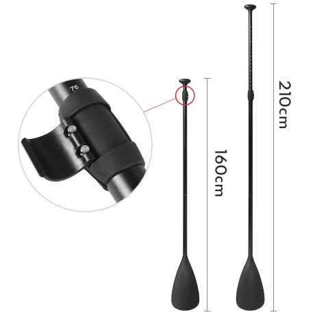 Remo Piraña Coast Para Sup Stand Up Paddle 210cm Altura Regulable Ply005010