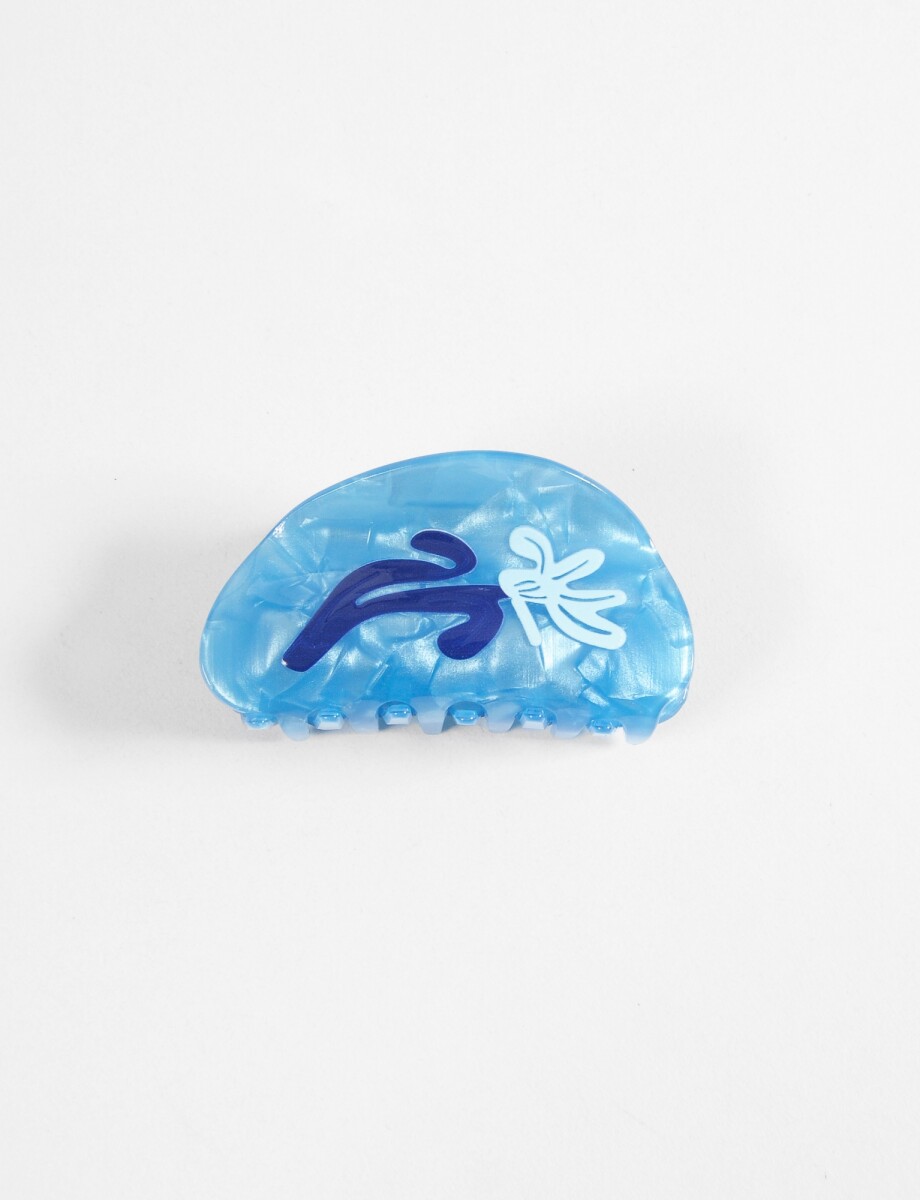 Broche mar - celeste 