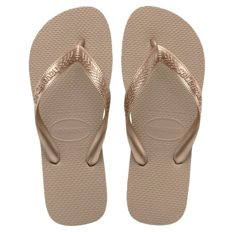Ojotas Unisex Havaianas Top Rosa - Dorado
