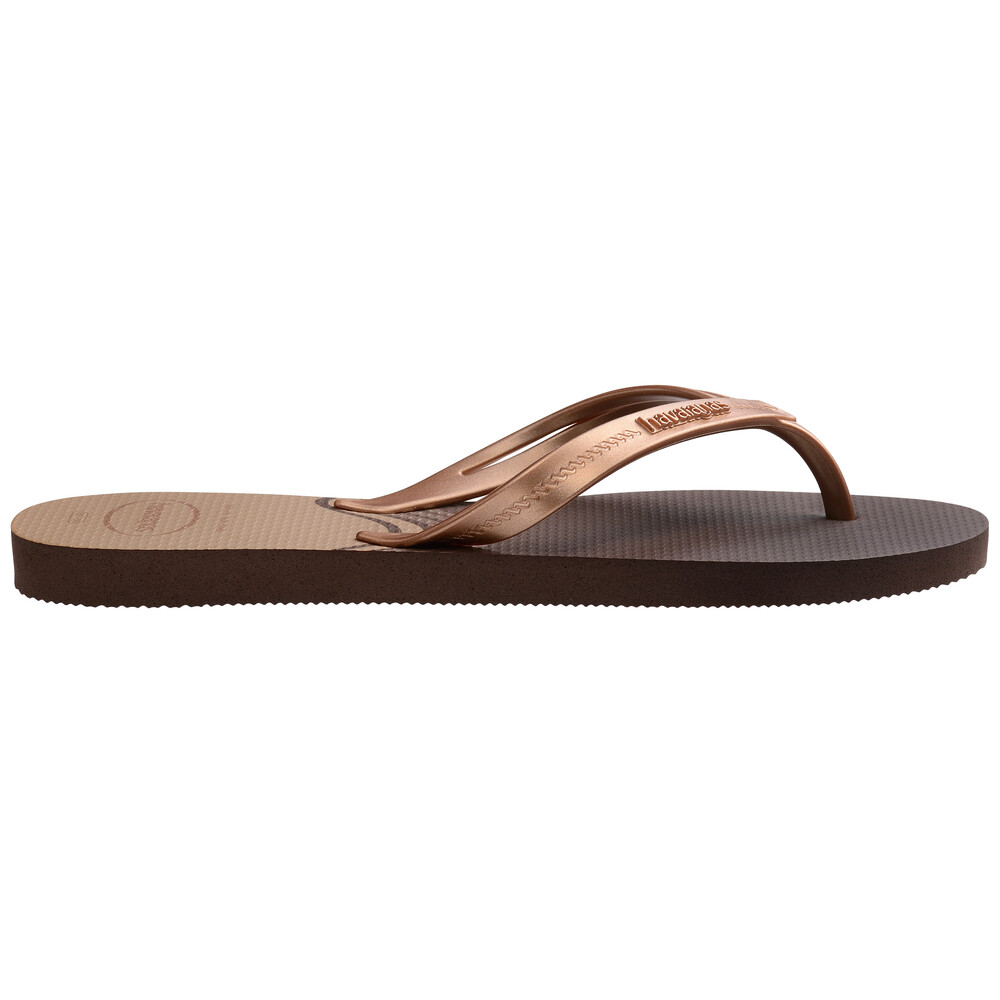 Sandalias Havaianas Elegance Print FC Mujer Cafe