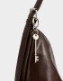 Saca Cartera Saca Con Charm - Marron Oscuro