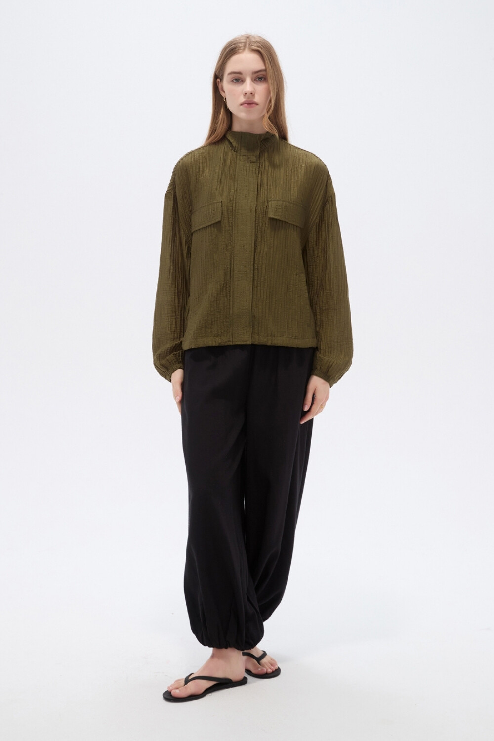 Campera Terala Verde Oliva Oscuro