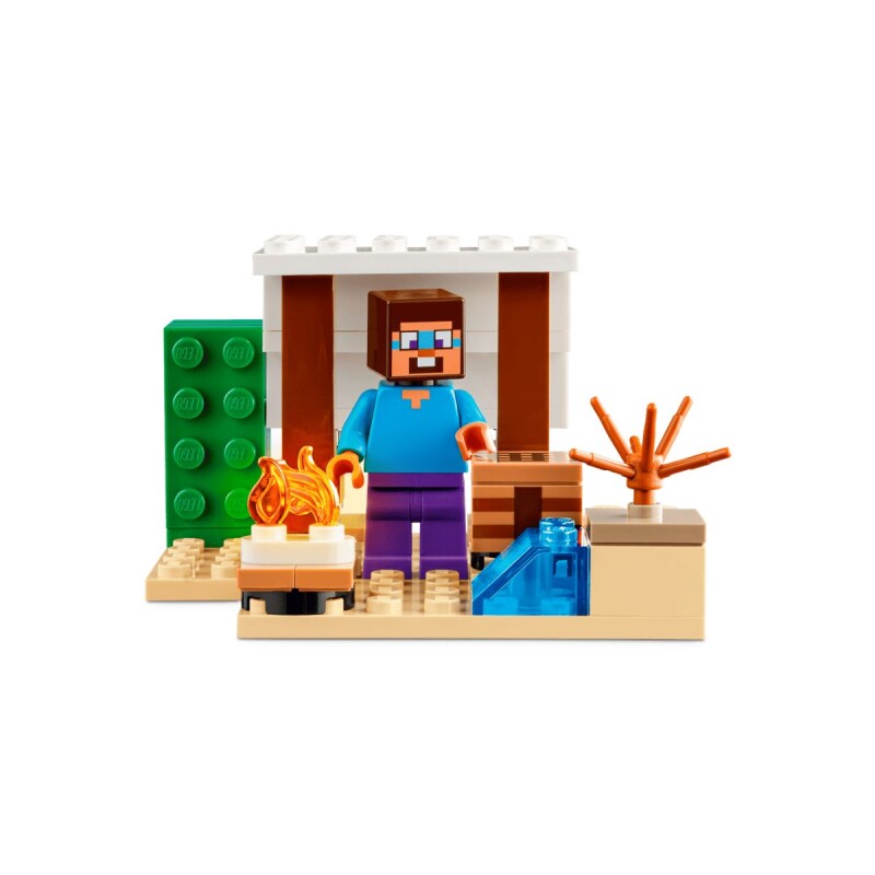 Bloques para armar Lego Minecraft Expedición de Steve al desierto 75 pcs 6+ Bloques Para Armar Lego Minecraft Expedición De Steve Al Desierto 75 Pcs 6+