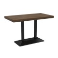 Mesa De Comedor Restó Mdf 120x60x75cm Marrón oscuro