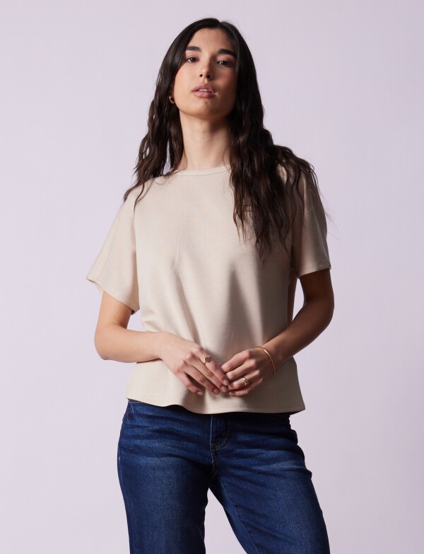 Remera Modal Dolman BEIGE