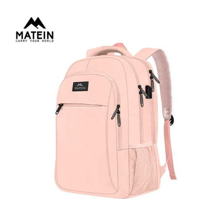 Mochila Urbana Viaje Antirrobo Notebook Matein 1007 28l Rosa
