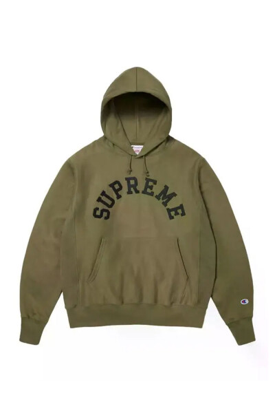 CHAMPION HOODED SWEATSHIRT Verde