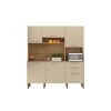 Kit De Cocina Ferrara Freijo Vanilla 9011 Kit De Cocina Ferrara Freijo Vanilla 9011