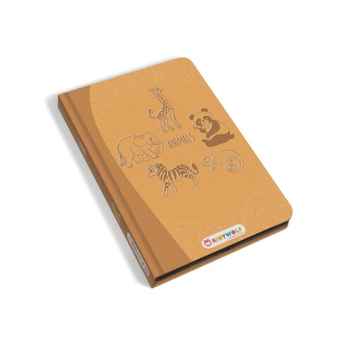 KIDYDRAW-MINI Mini Pizarra Led Con Libro Y Actividades Modelo Animales
