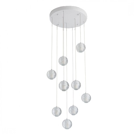 Colgante led 9 esferas efecto flotante 9*5W Colgante led 9 esferas efecto flotante 9*5W