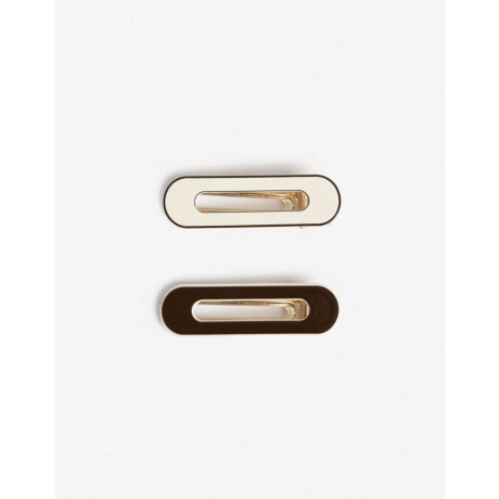 Set De Horquillas Bicolor Combinacion bicolor