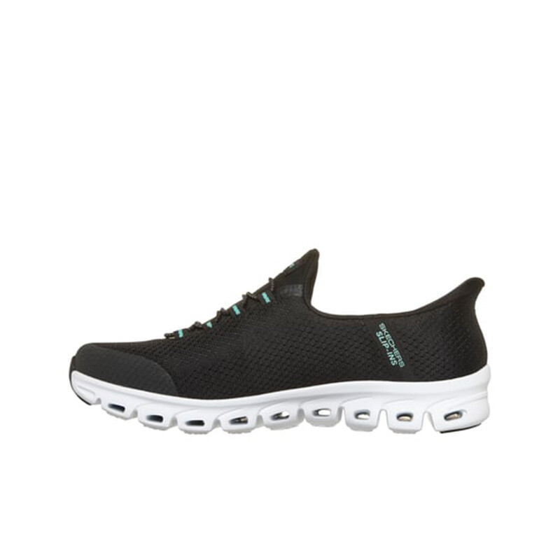 Championes Slip-Ins Mesh Bungee Negro