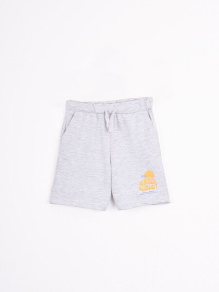 SHORT SUMMER GRIS MELANGE M