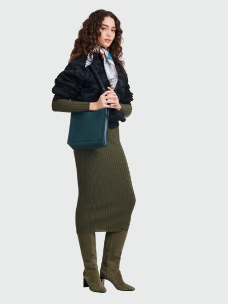 Longchamp - CROSSBODY LE FOULONNÉ M Azul