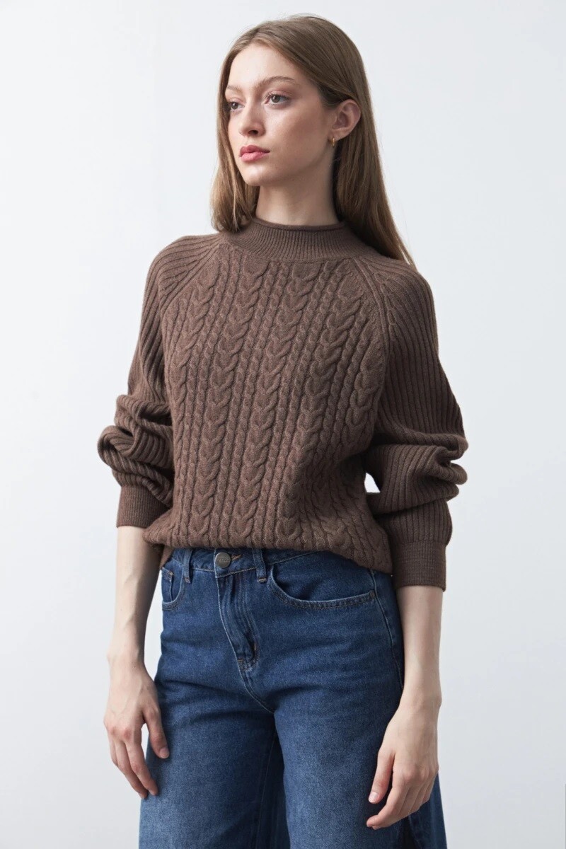 POLERA D.CASSIN LUCERO - CHOCOLATE 