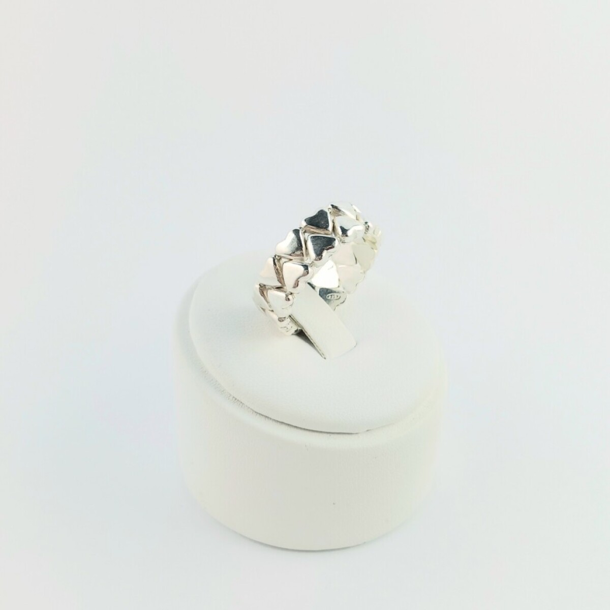 Anillo de Plata 925 Reina de Corazónes - Ancho 8.16 mm 