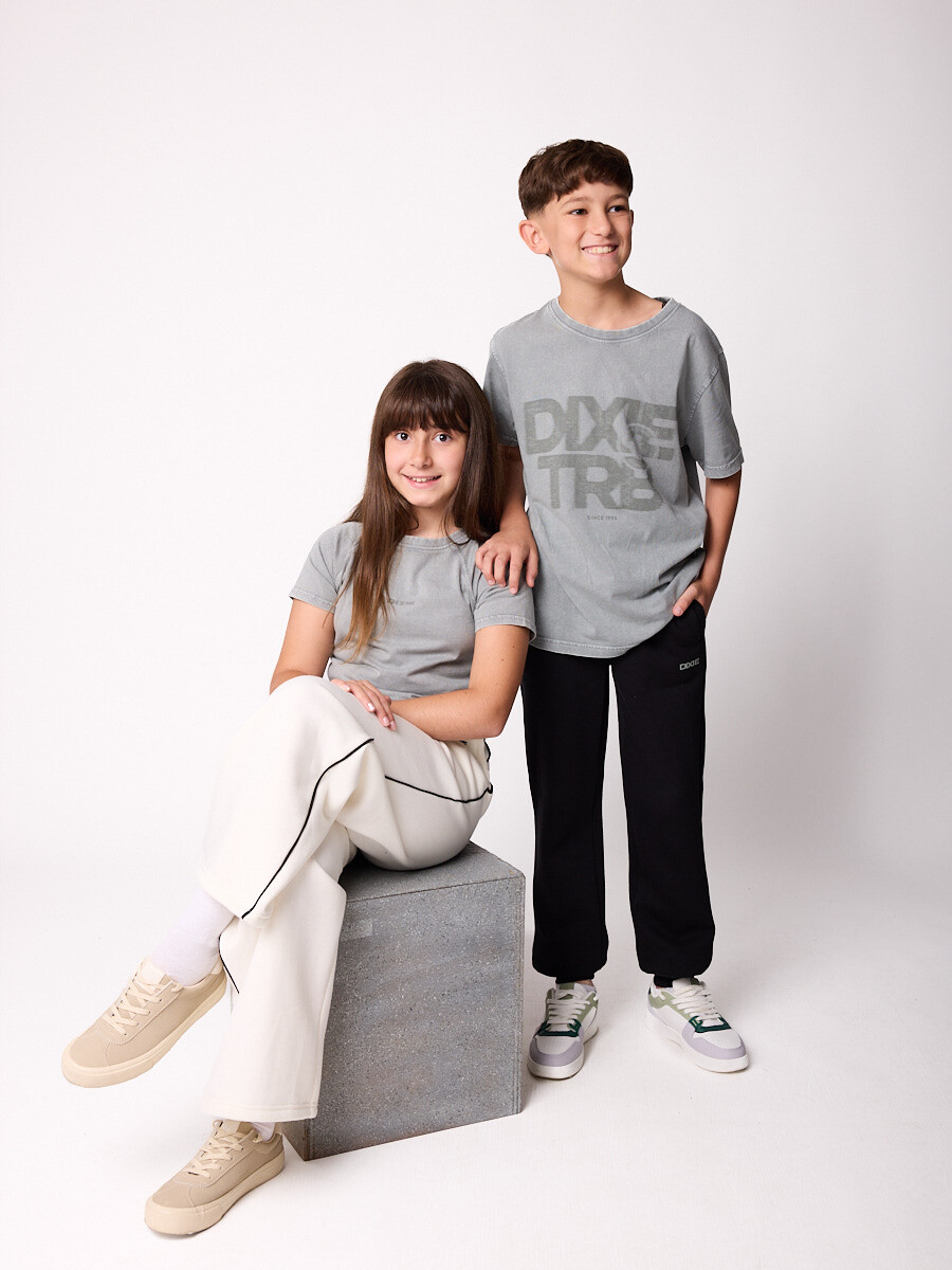 T-SHIRT SAIANA TEEN DIXIE Gris