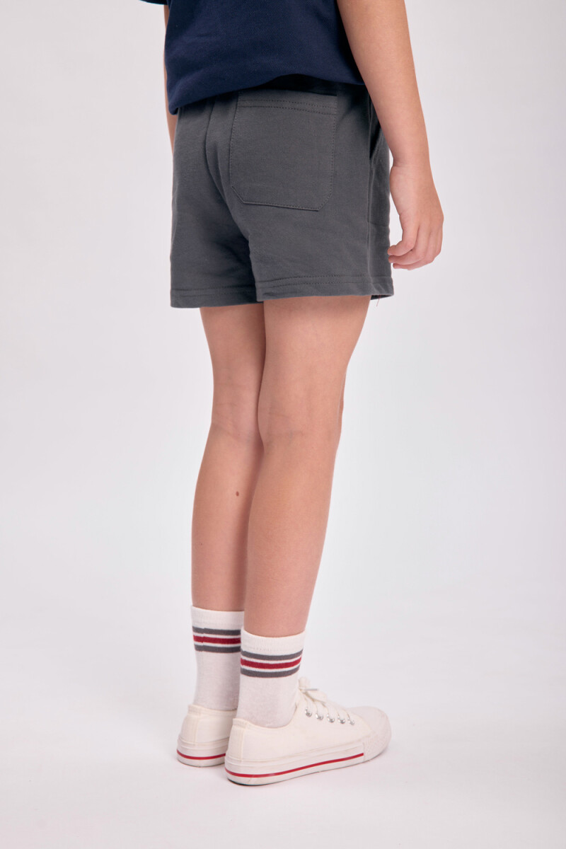 Short deportivo Gris Oscuro