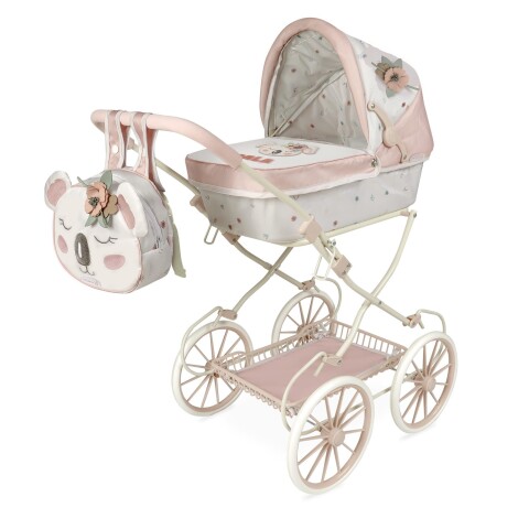 Set Coche Muñecas De Cuevas Niños Juguete Plegable + Bolso Variante Color Rosa