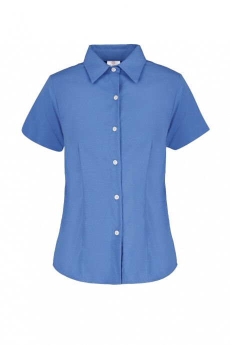 Camisa gabardina dama Azul francia