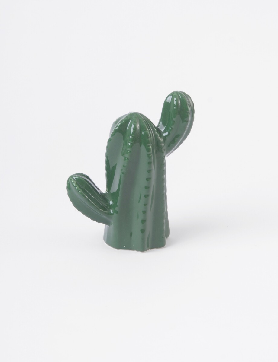 Adorno con forma de cactus - verde 