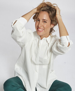 Camisa lisa blanco