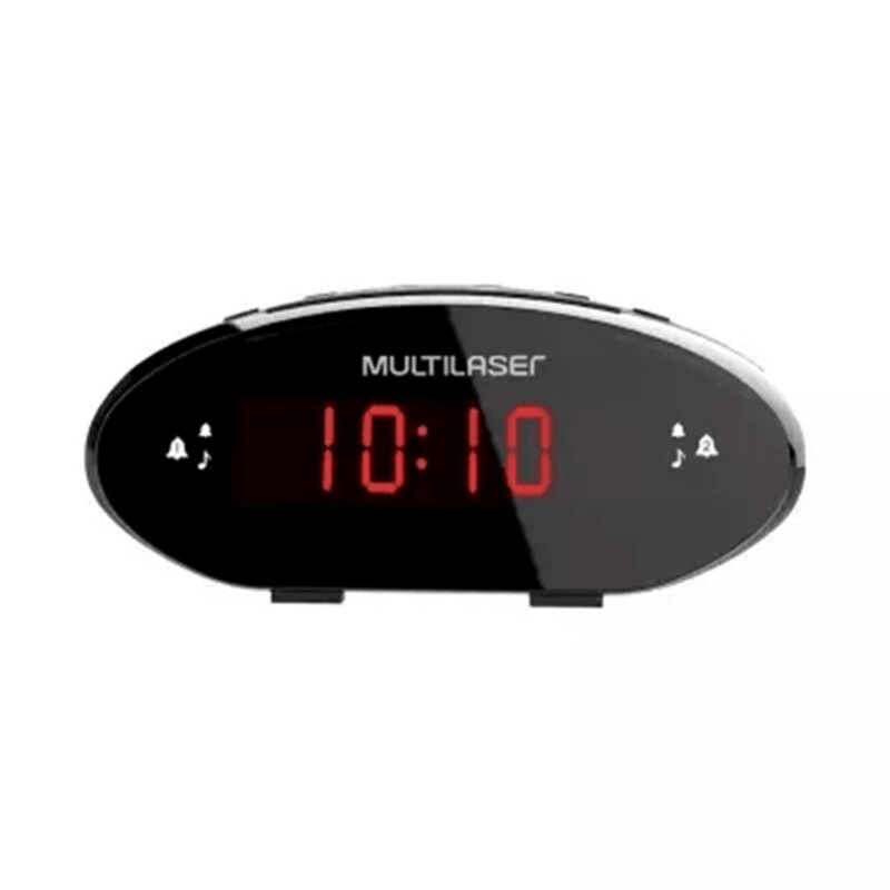 Radio Portatil Multilaser SP399 Con Reloj y Despertador Radio Portatil Multilaser SP399 Con Reloj y Despertador