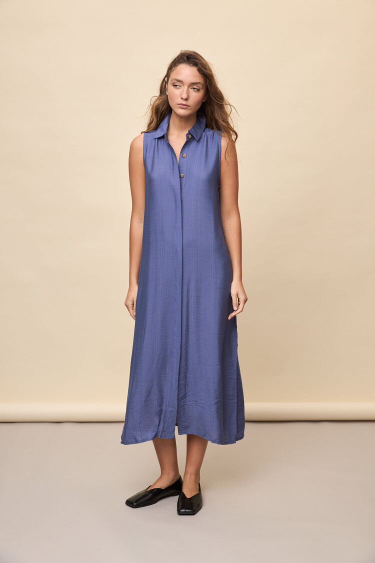 VESTIDO LITA Azul Regata