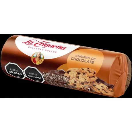 GALLETA DULCE LA TRIGUEÑA 135G CHISPAS CHOCOLATE GALLETA DULCE LA TRIGUEÑA 135G CHISPAS CHOCOLATE