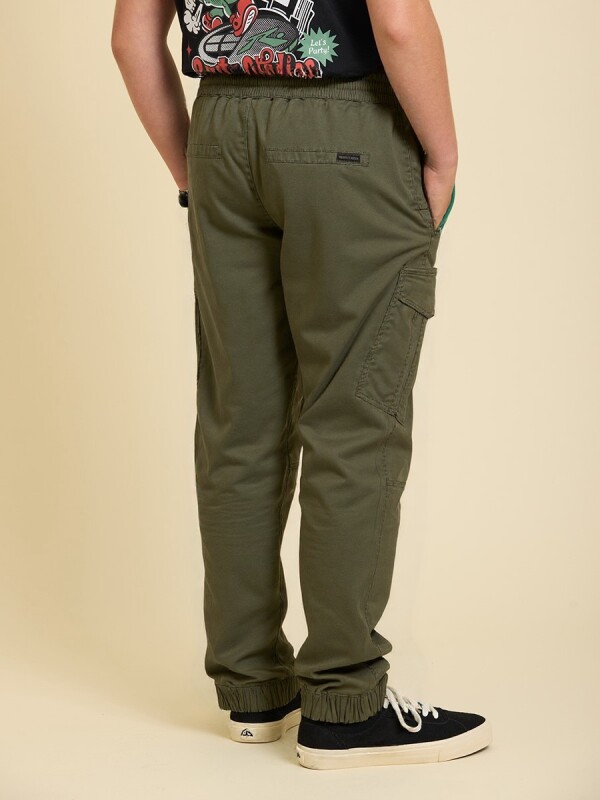 PANTALON PAOLO TEEN E24 RUSTY Verde Oscuro