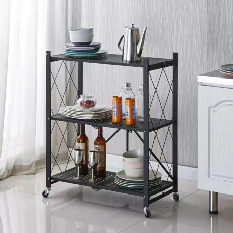 Estanteria Plegable Metalica 3 Estantes Con Ruedas Rack Estanteria Plegable Metalica 3 Estantes Con Ruedas Rack