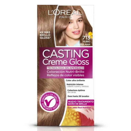 Tintura Para Cabello L'Oréal Paris Casting Creme Gloss Rubio Avellana N°713 Tintura Para Cabello L'Oréal Paris Casting Creme Gloss Rubio Avellana N°713