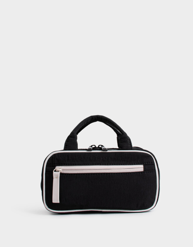 Porta Cosméticos Portacosméticos Formato Valija - Negro