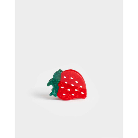 Broche Frutas Rojo Frutilla