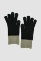 Guantes cable c Negro