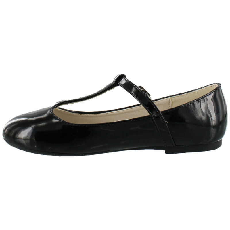 Ballerina de Niños Croco Kids Zapato Gacela Negro (Charol)